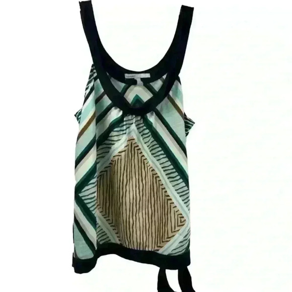 Old Navy Women's Sleeveless Geometric Print Tank Top Size S Multicolor - Picture 1 of 8